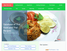 Tablet Screenshot of ezythaicooking.com